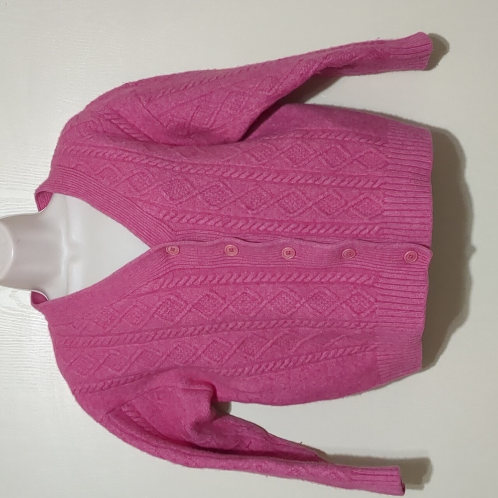 Sunday Best Aritzoa Cable Knit Pink Cardigan Size Medium